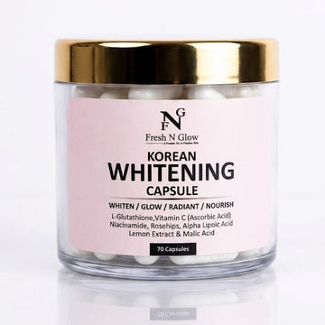 Korean Whitening Capsule — (70 Capsules for external use only)