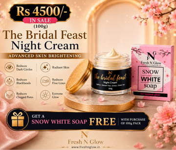 The Bridal Feast Night Cream — 100g | FREE Snow White Soap 🎁
